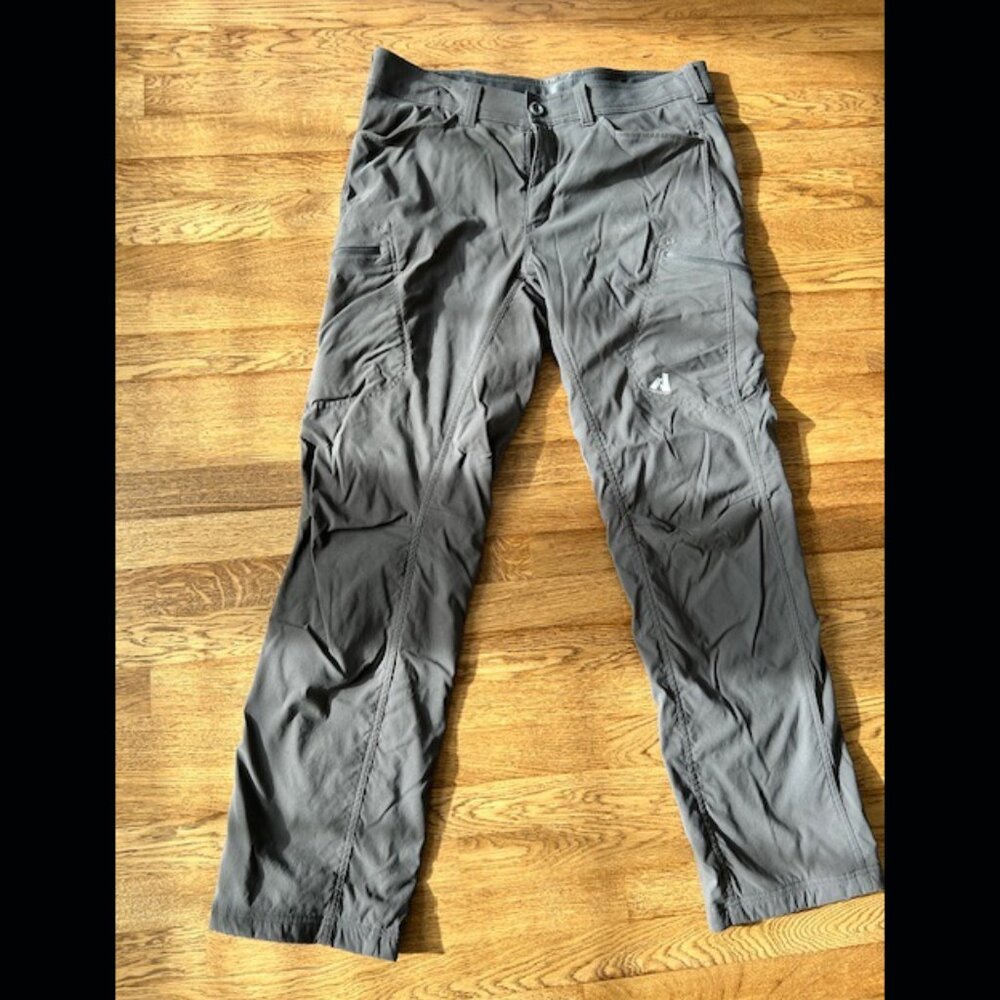 Eddie Bauer First Ascent Guide Pro Fleece-Lined Pants - 35x34 - Grey